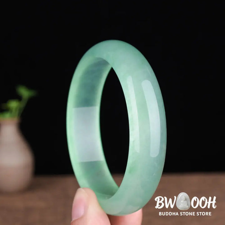 Buddha Stones Natural Jade Luck Healing Prosperity Bangle Bracelet - BWOOOH - Bracelet Bangle