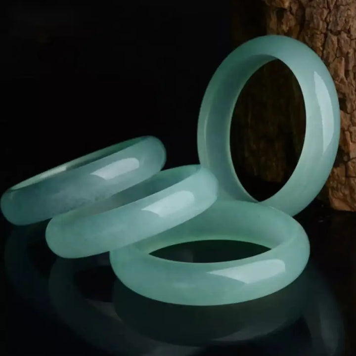 BWOOOH Natural Jade Luck Healing Prosperity Bangle Bracelet - BWOOOH - Bracelet Bangle
