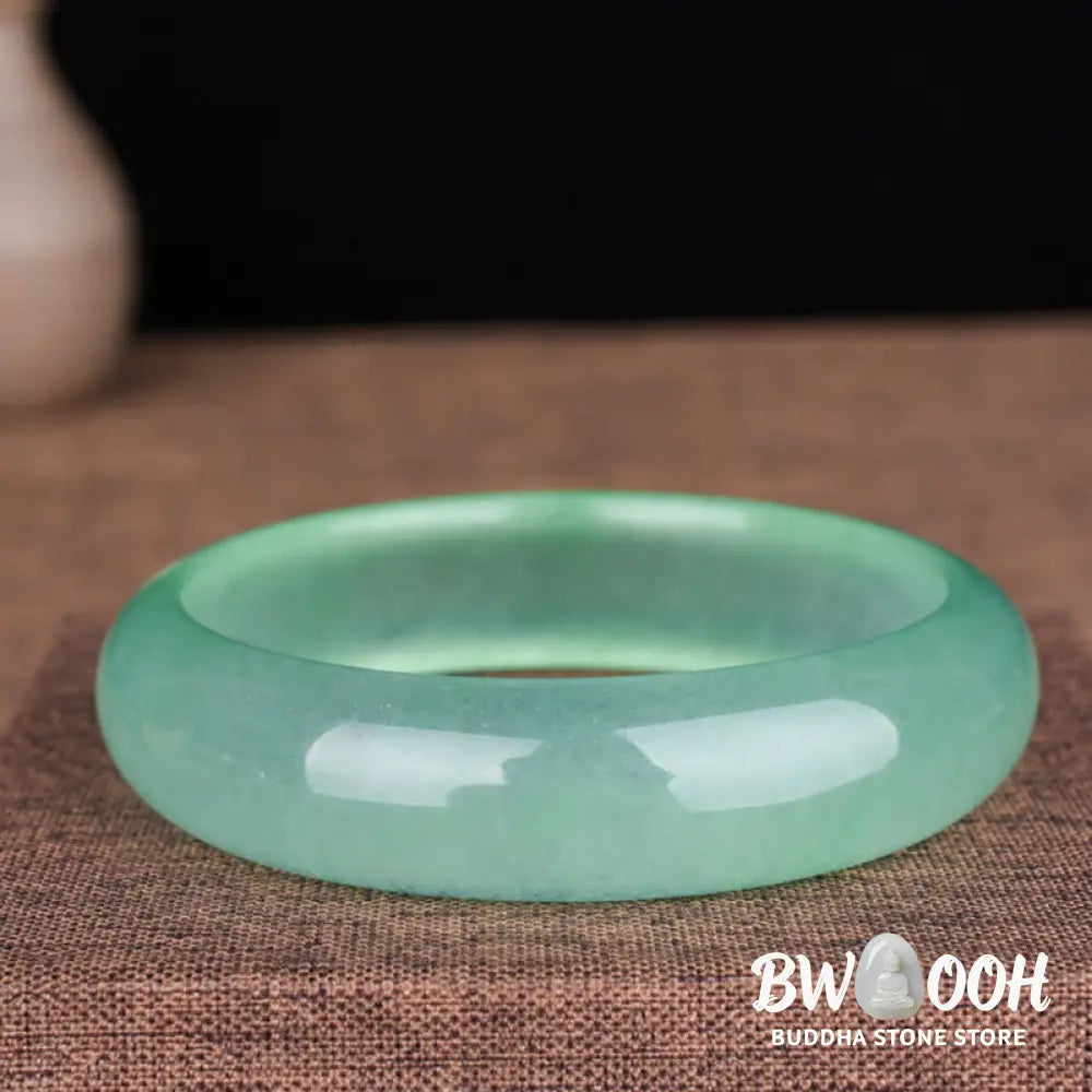 Buddha Stones Natural Jade Luck Healing Prosperity Bangle Bracelet - BWOOOH - Bracelet Bangle