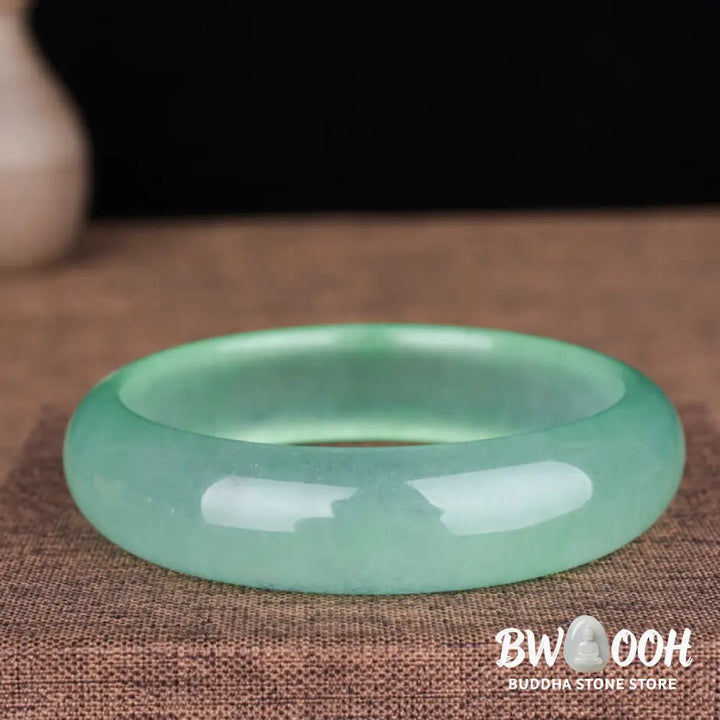 Buddha Stones Natural Jade Luck Healing Prosperity Bangle Bracelet - BWOOOH - Bracelet Bangle