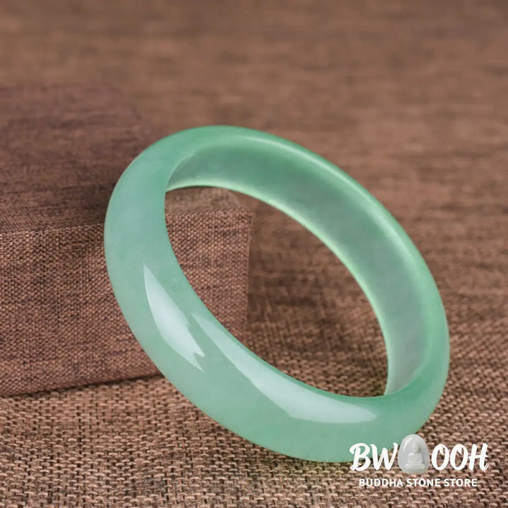 Buddha Stones Natural Jade Luck Healing Prosperity Bangle Bracelet - BWOOOH - Bracelet Bangle