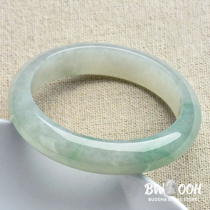 BWOOOH Natural Jade Luck Healing Prosperity Bangle Bracelet - Bracelet Cuff Bangle
