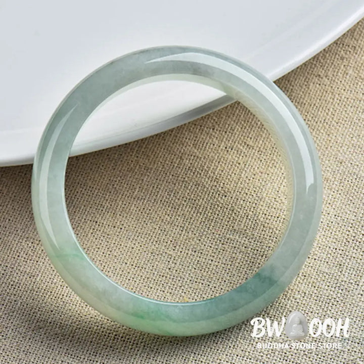 BWOOOH Natural Jade Luck Healing Prosperity Bangle Bracelet - Bracelet Cuff Bangle