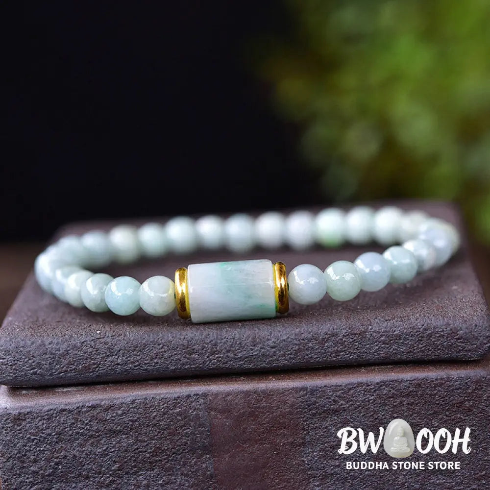 Buddha Stones Natural Jade Luck Prosperity Bracelet - Jade - Bracelet