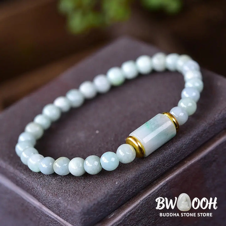 Buddha Stones Natural Jade Luck Prosperity Bracelet - Jade - Bracelet