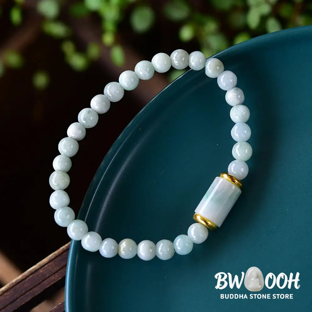 Buddha Stones Natural Jade Luck Prosperity Bracelet - Jade - Bracelet