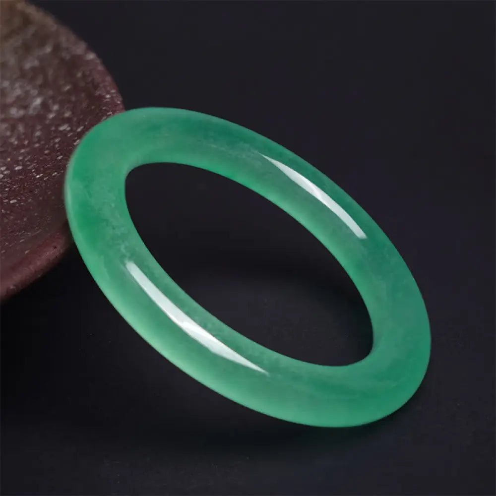 BWOOOH Natural Jade Luck Prosperity Bracelet Bangle - BWOOOH - 58-60mm - Bracelet Bangle