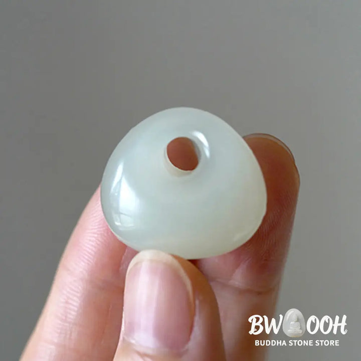 Buddha Stones Natural Jade Luck Prosperity Necklace Pendant (Random Color) - BWOOOH - Jade (Prosperity ♥ Abundance)