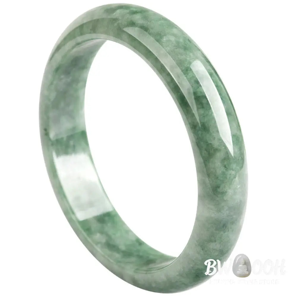 Buddha Stones Natural Jade Luck Wealth Bangle Bracelet - Bracelet