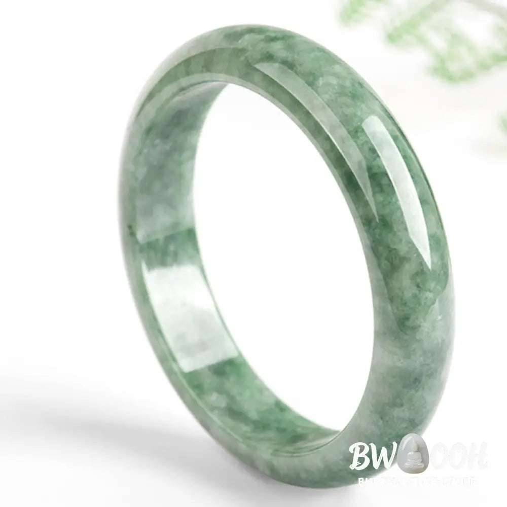 Buddha Stones Natural Jade Luck Wealth Bangle Bracelet - Bracelet