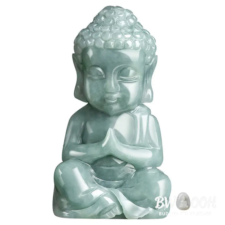 Buddha Stones Natural Jade Meditation Buddha Amulet Serenity Necklace Pendant - BWOOOH - Buddha