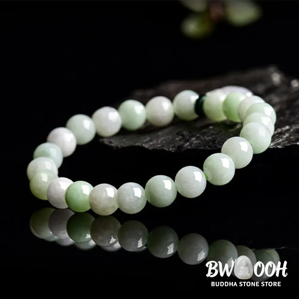 Buddha Stones Natural Jade Money Bag Charm Luck Bracelet - BWOOOH - Jade(Wrist Circumference 14-17cm) - Bracelet