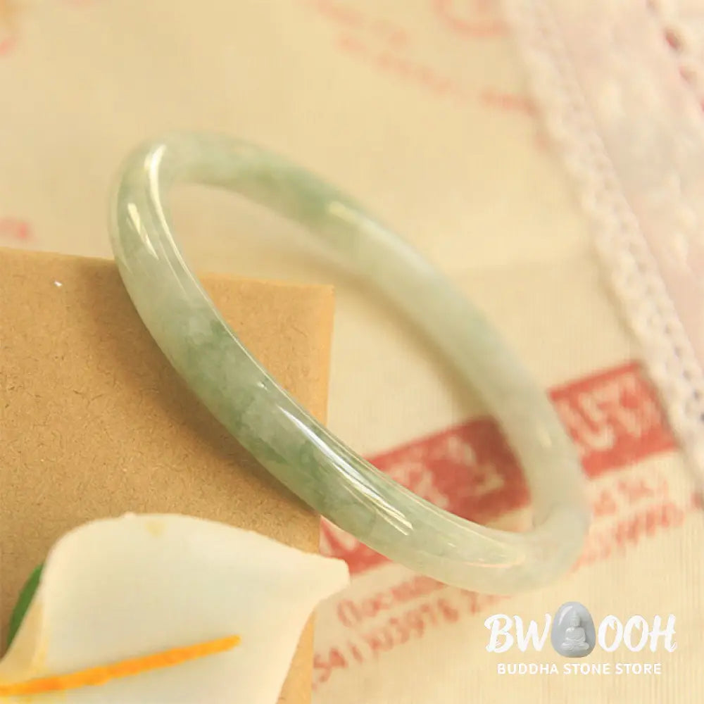 Buddha Stones Natural Jade Peace Healing Bangle Bracelet - BWOOOH - Bracelet