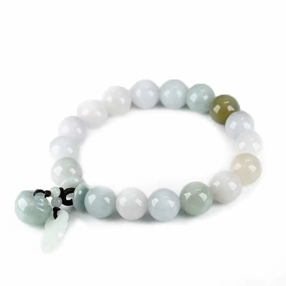 BWOOOH Natural Jade Pi Xiu Buddha Gourd Apple Success Bracelet - BWOOOH - Bracelet