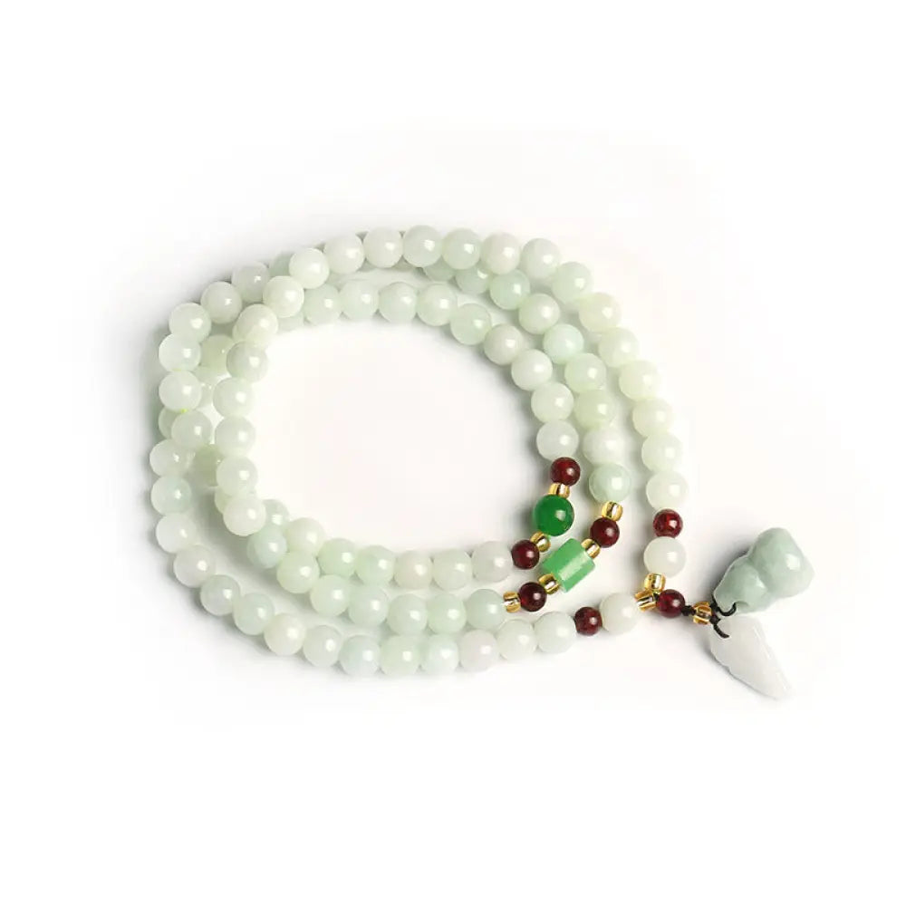 Buddha Stones Natural Jade Pixiu Buddha Abundance Bracelet - BWOOOH - 1 - Bracelet