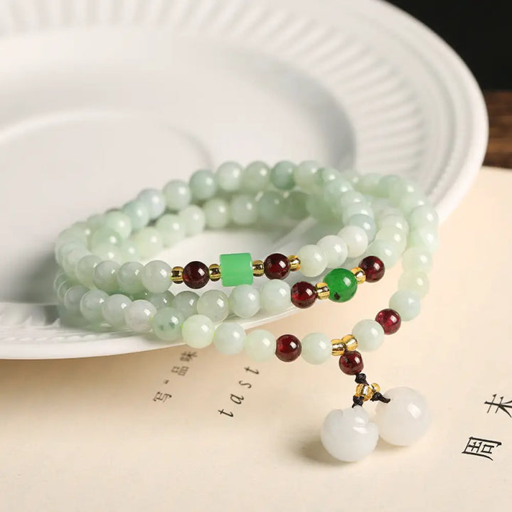 Buddha Stones Natural Jade Pixiu Buddha Abundance Bracelet - BWOOOH - 3 - Bracelet