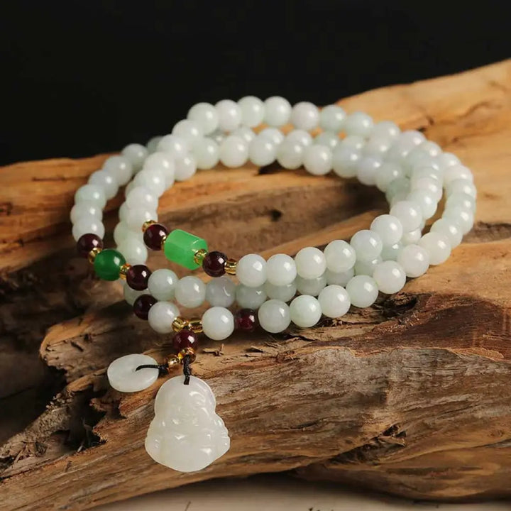Buddha Stones Natural Jade Pixiu Buddha Abundance Bracelet - BWOOOH - 4 - Bracelet