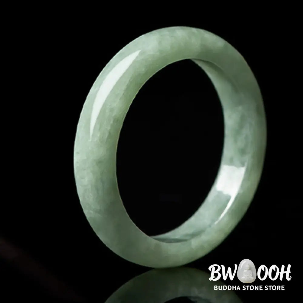 Buddha Stones Natural Jade Prosperity Abundance Ring - BWOOOH - Ring