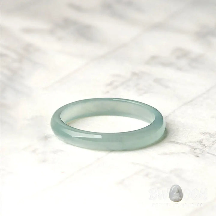 Buddha Stones Natural Jade Prosperity Luck Ring - BWOOOH - Ring