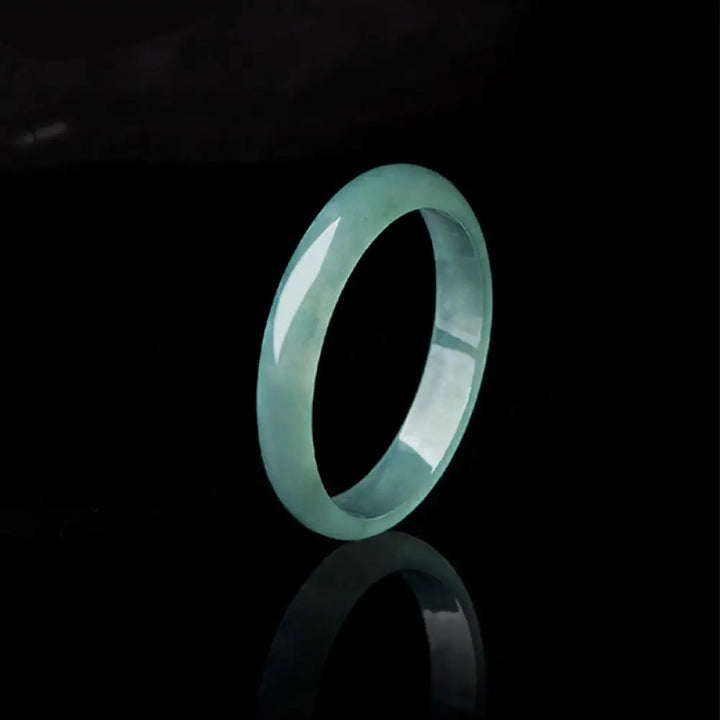 BWOOOH Natural Jade Prosperity Protection Ring — Jade jade bracelet for spiritual healing and mindful living