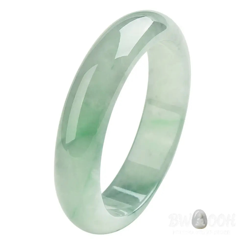 Buddha Stones Natural Jade Prosperity Wealth Luck Bangle Bracelet - BWOOOH - Bracelet Cuff Bangle