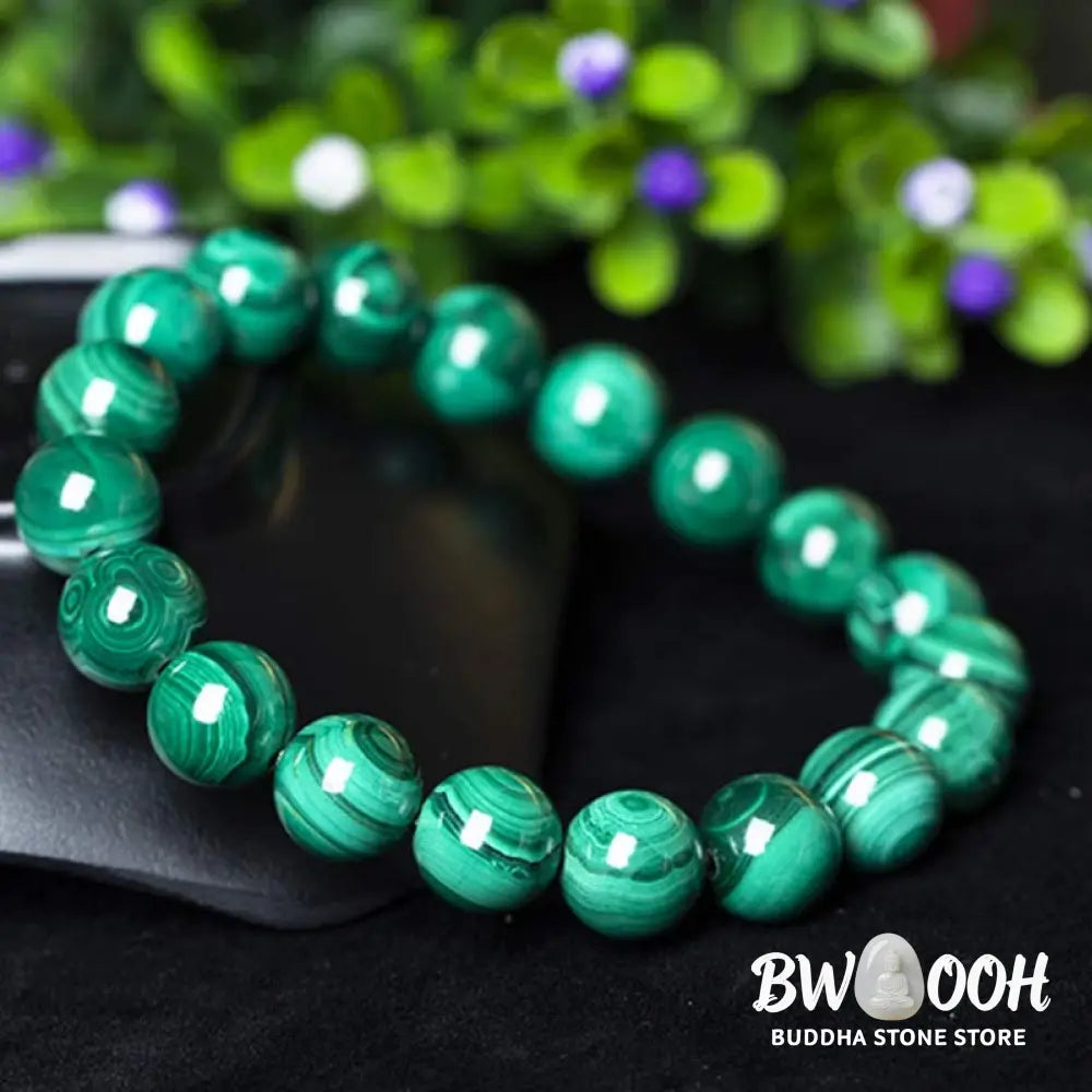 Buddha Stones Natural Malachite Protection Calmness Bracelet - BWOOOH - Bracelet