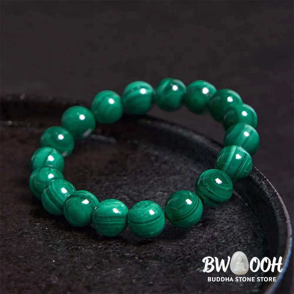 Buddha Stones Natural Malachite Protection Calmness Bracelet - BWOOOH - Bracelet