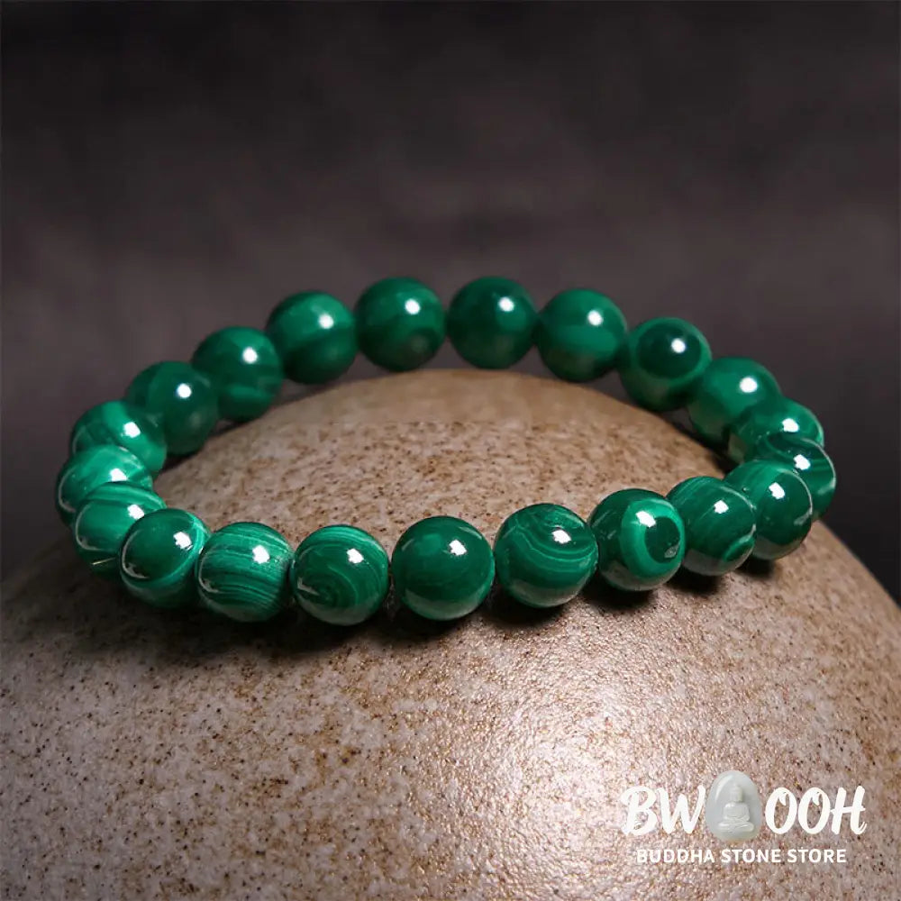 Buddha Stones Natural Malachite Protection Calmness Bracelet - BWOOOH - Bracelet