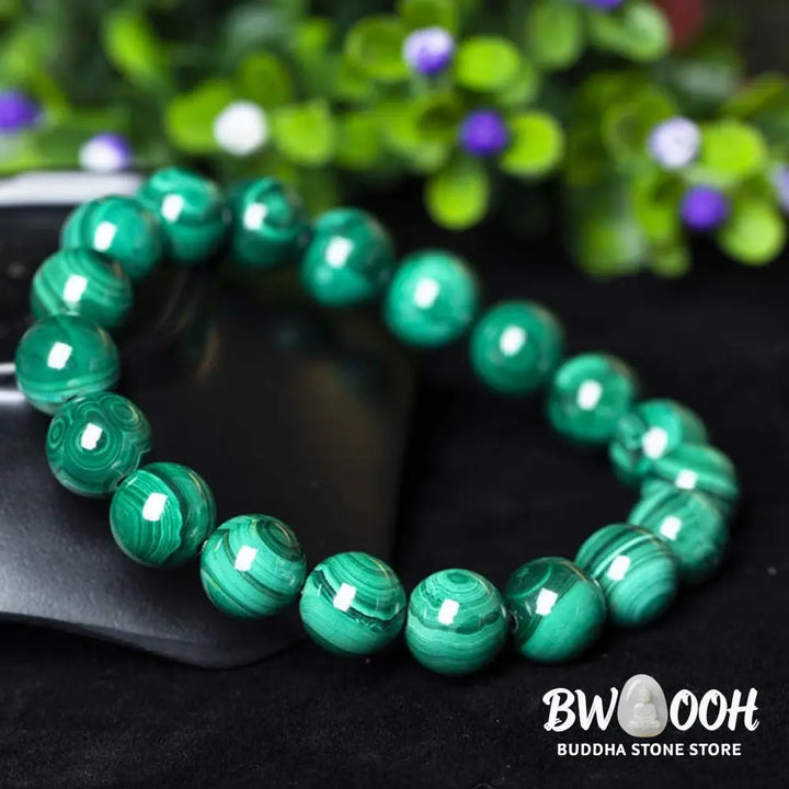 Buddha Stones Natural Malachite Protection Calmness Bracelet - BWOOOH - Bracelet