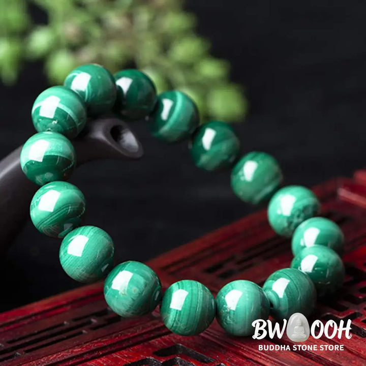 Buddha Stones Natural Malachite Protection Calmness Bracelet - BWOOOH - Bracelet