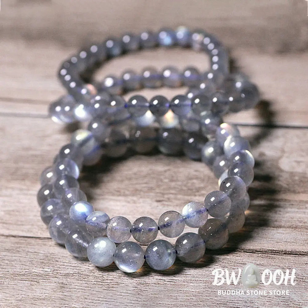BWOOOH Natural Moonstone Calm Positive Bracelet | natural stone spiritual bracelet for healing and mindful living