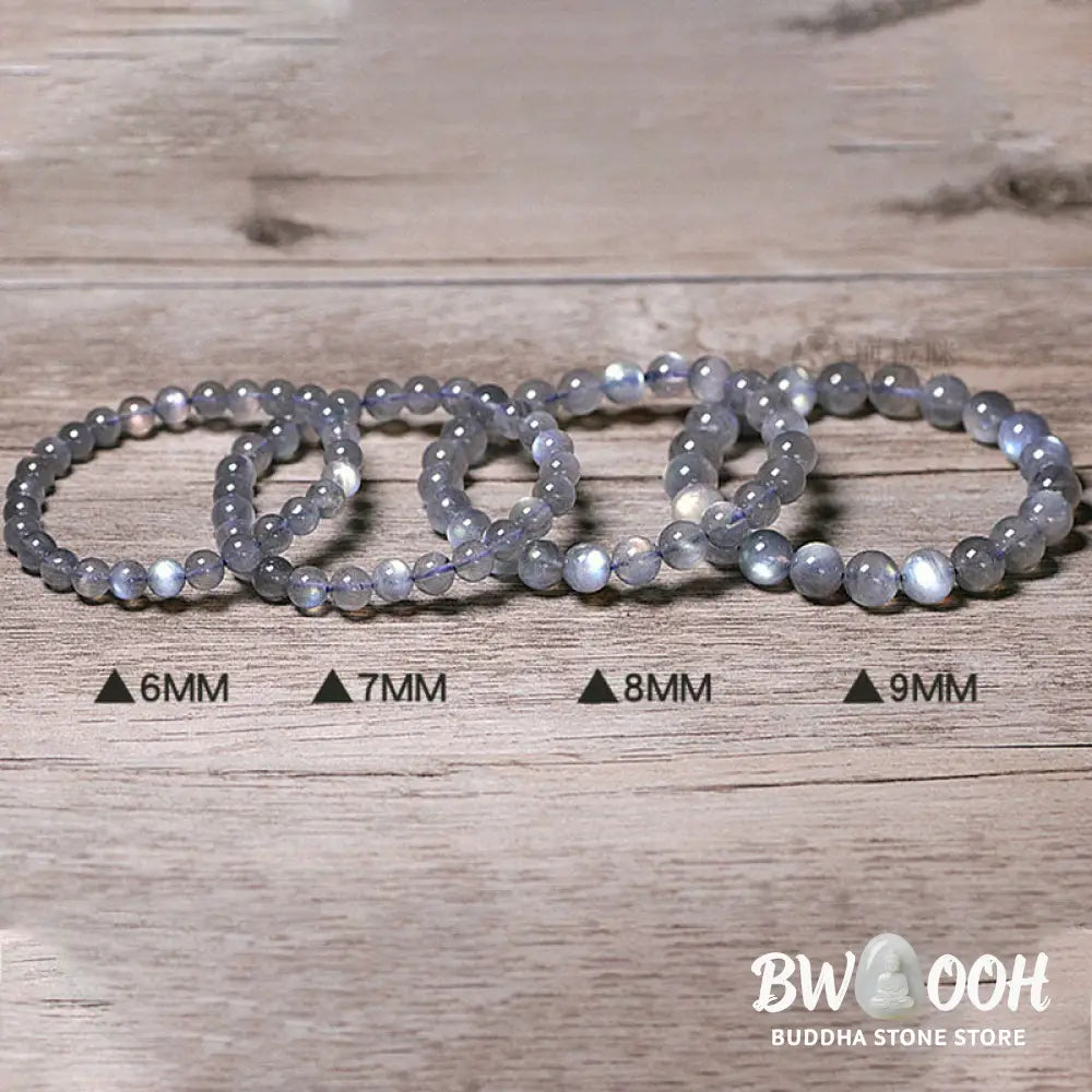 BWOOOH Natural Moonstone Calm Positive Bracelet | natural stone spiritual bracelet for healing and mindful living