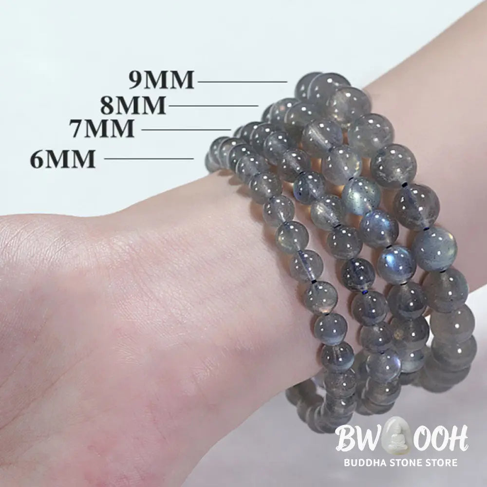 BWOOOH Natural Moonstone Calm Positive Bracelet | natural stone spiritual bracelet for healing and mindful living