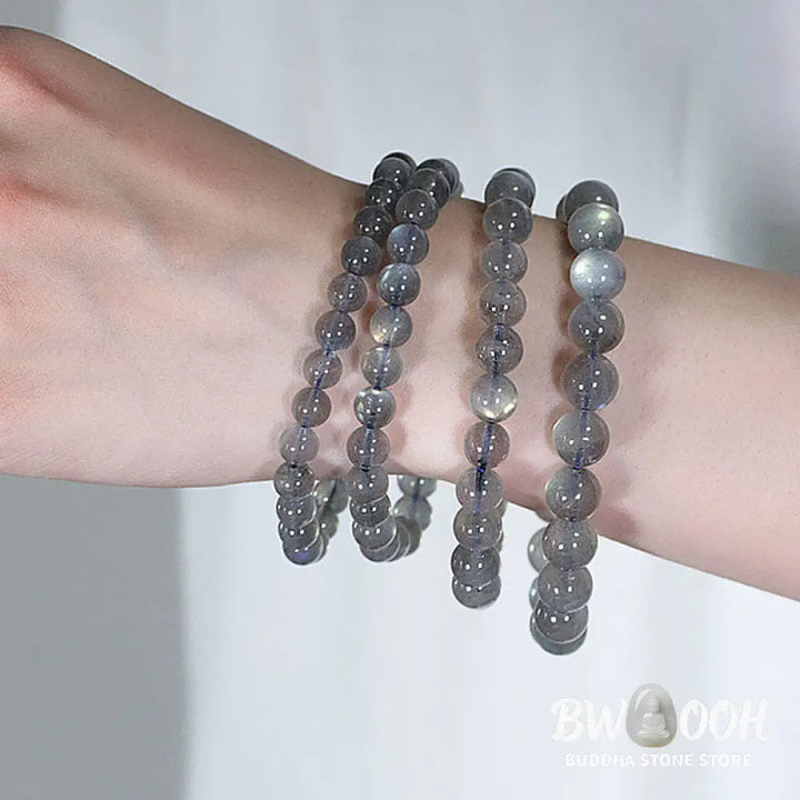 BWOOOH Natural Moonstone Calm Positive Bracelet | natural stone spiritual bracelet for healing and mindful living
