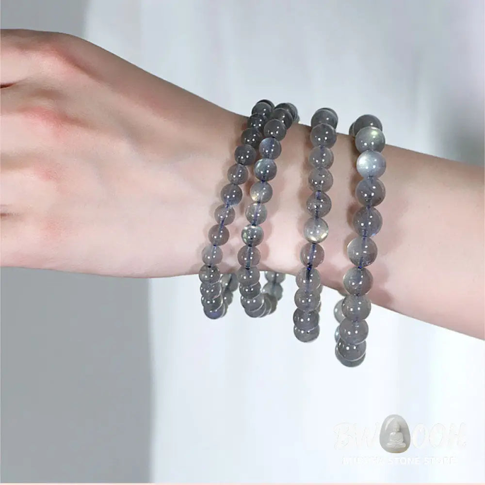 BWOOOH Natural Moonstone Calm Positive Bracelet | natural stone spiritual bracelet for healing and mindful living