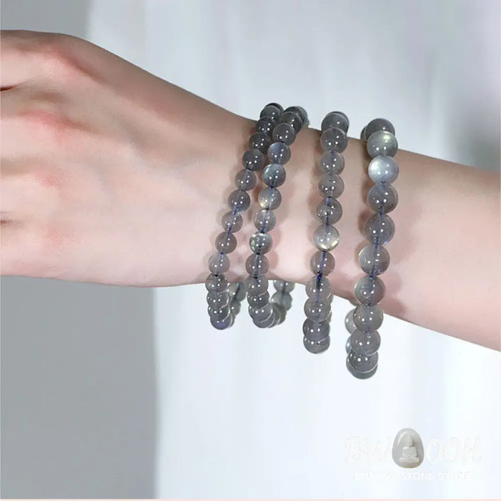 BWOOOH Natural Moonstone Calm Positive Bracelet | natural stone spiritual bracelet for healing and mindful living