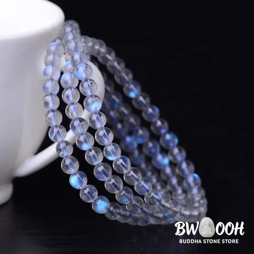 Buddha Stones Natural Moonstone Healing Beads Bracelet - BWOOOH - Moonstone - Bracelet