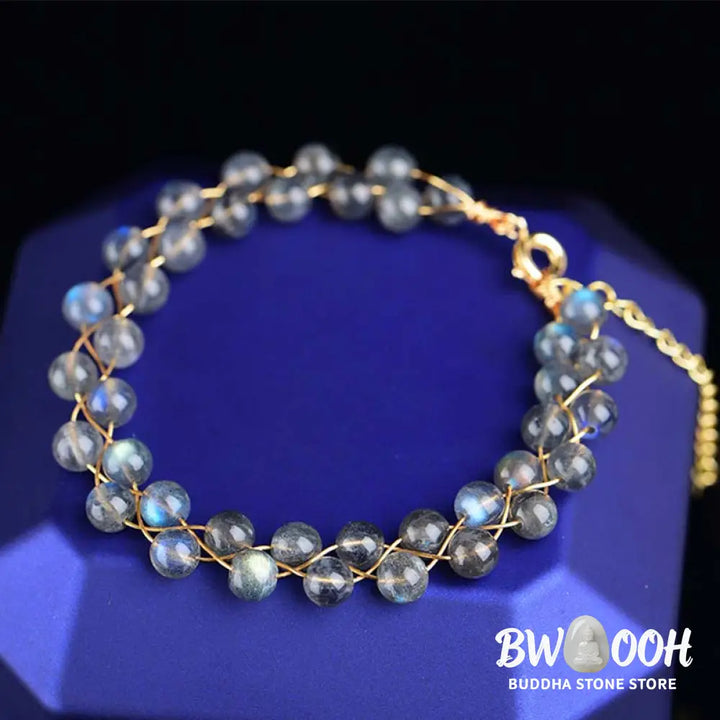 Buddha Stones Natural Moonstone Love Blessing Bracelet - BWOOOH - Moonstone - Bracelet