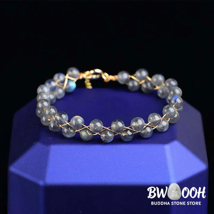 Buddha Stones Natural Moonstone Love Blessing Bracelet - BWOOOH - Moonstone - Bracelet