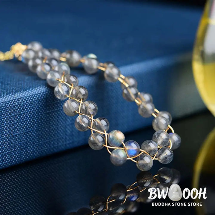 Buddha Stones Natural Moonstone Love Blessing Bracelet - BWOOOH - Moonstone - Bracelet