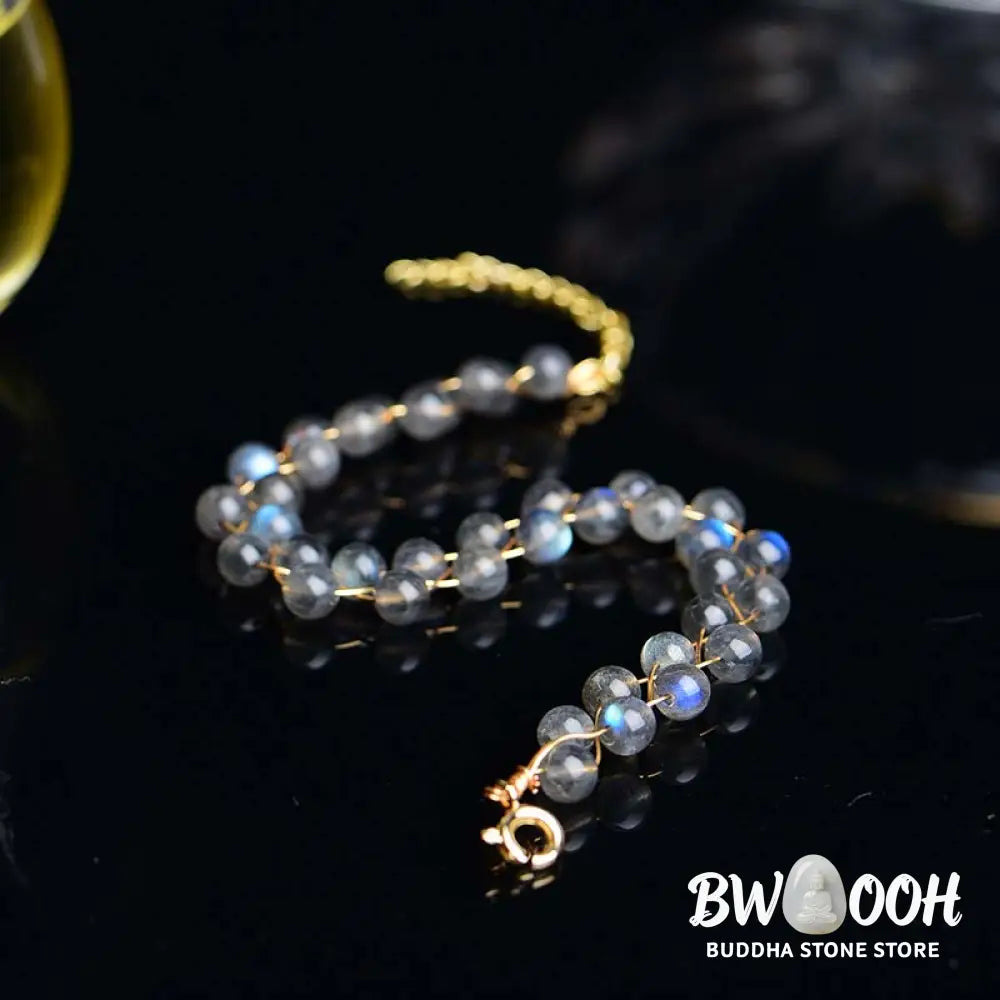 Buddha Stones Natural Moonstone Love Blessing Bracelet - BWOOOH - Moonstone - Bracelet