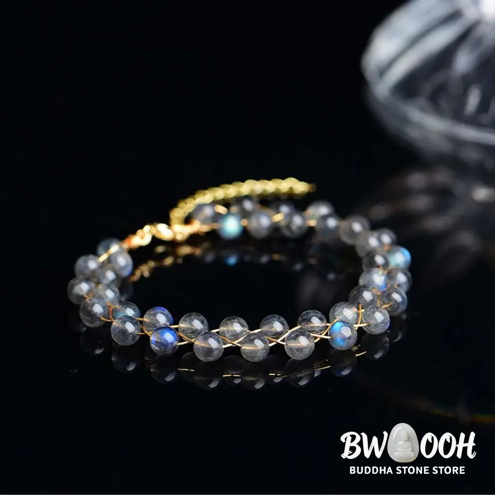 Buddha Stones Natural Moonstone Love Blessing Bracelet - BWOOOH - Moonstone - Bracelet