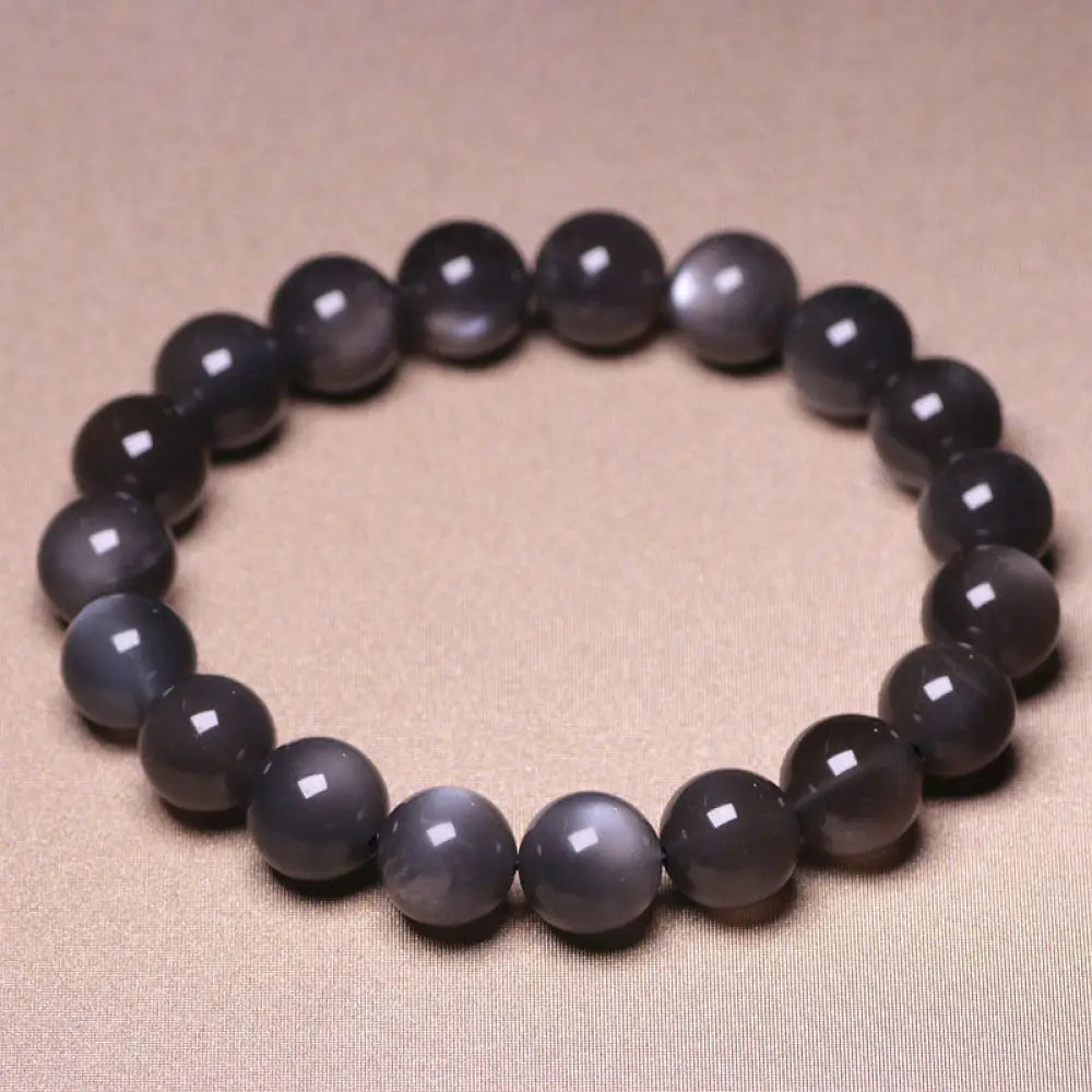 Buddha Stones Natural Moonstone Positive Love Beads Bracelet - BWOOOH - 10mm - Bracelet