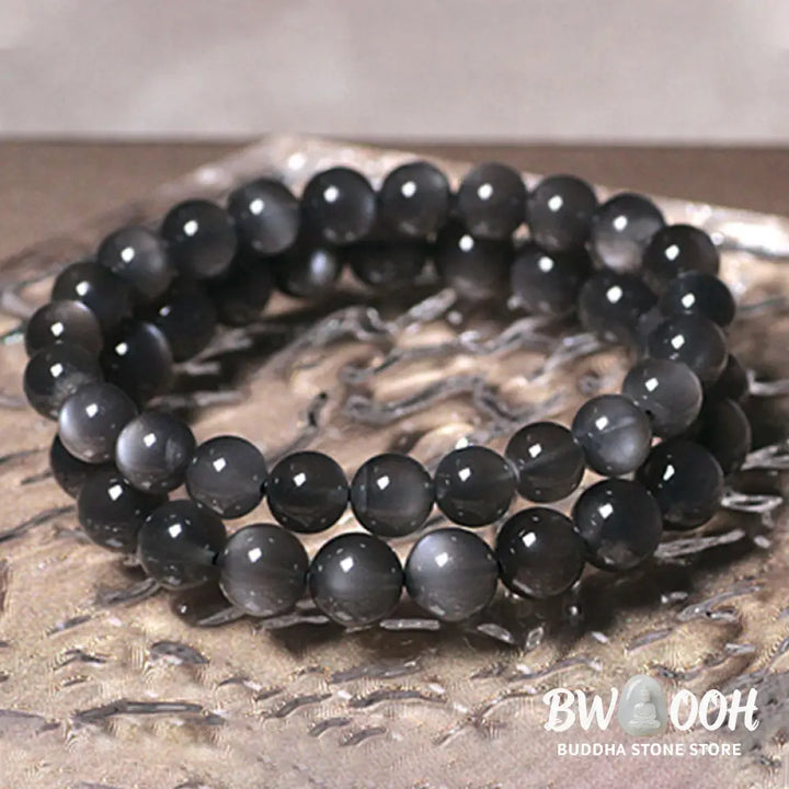 Buddha Stones Natural Moonstone Positive Love Beads Bracelet - BWOOOH - Bracelet