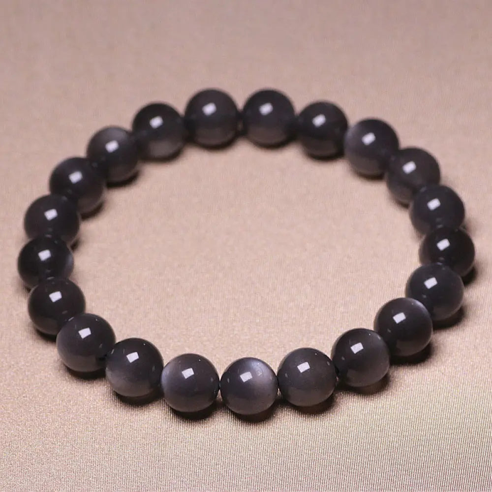 Buddha Stones Natural Moonstone Positive Love Beads Bracelet - BWOOOH - 9mm - Bracelet