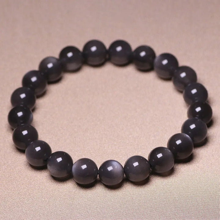 Buddha Stones Natural Moonstone Positive Love Beads Bracelet - BWOOOH - 9mm - Bracelet