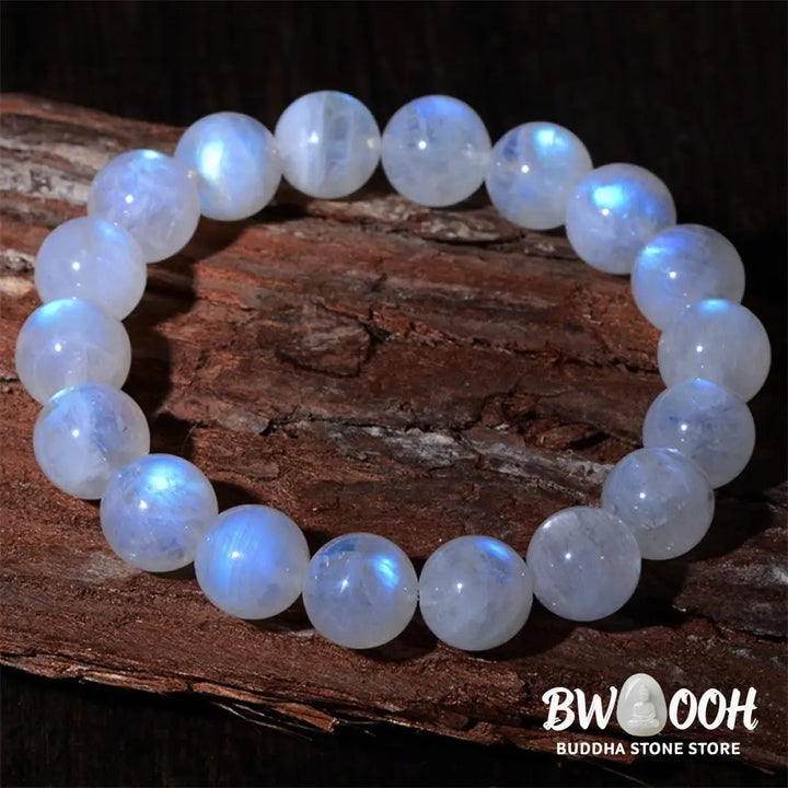 Buddha Stones Natural Moonstone Prosperity Bracelet - BWOOOH - Bracelet