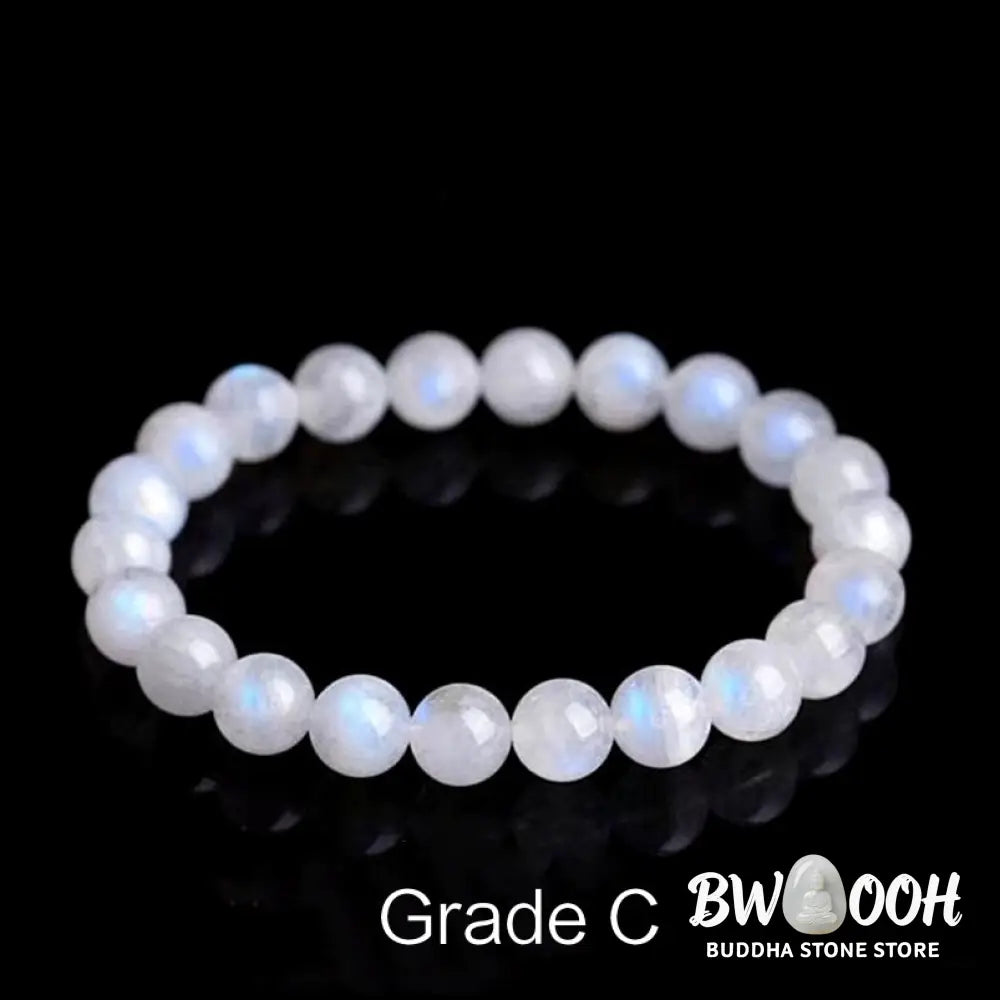 Buddha Stones Natural Moonstone Prosperity Bracelet - BWOOOH - Bracelet