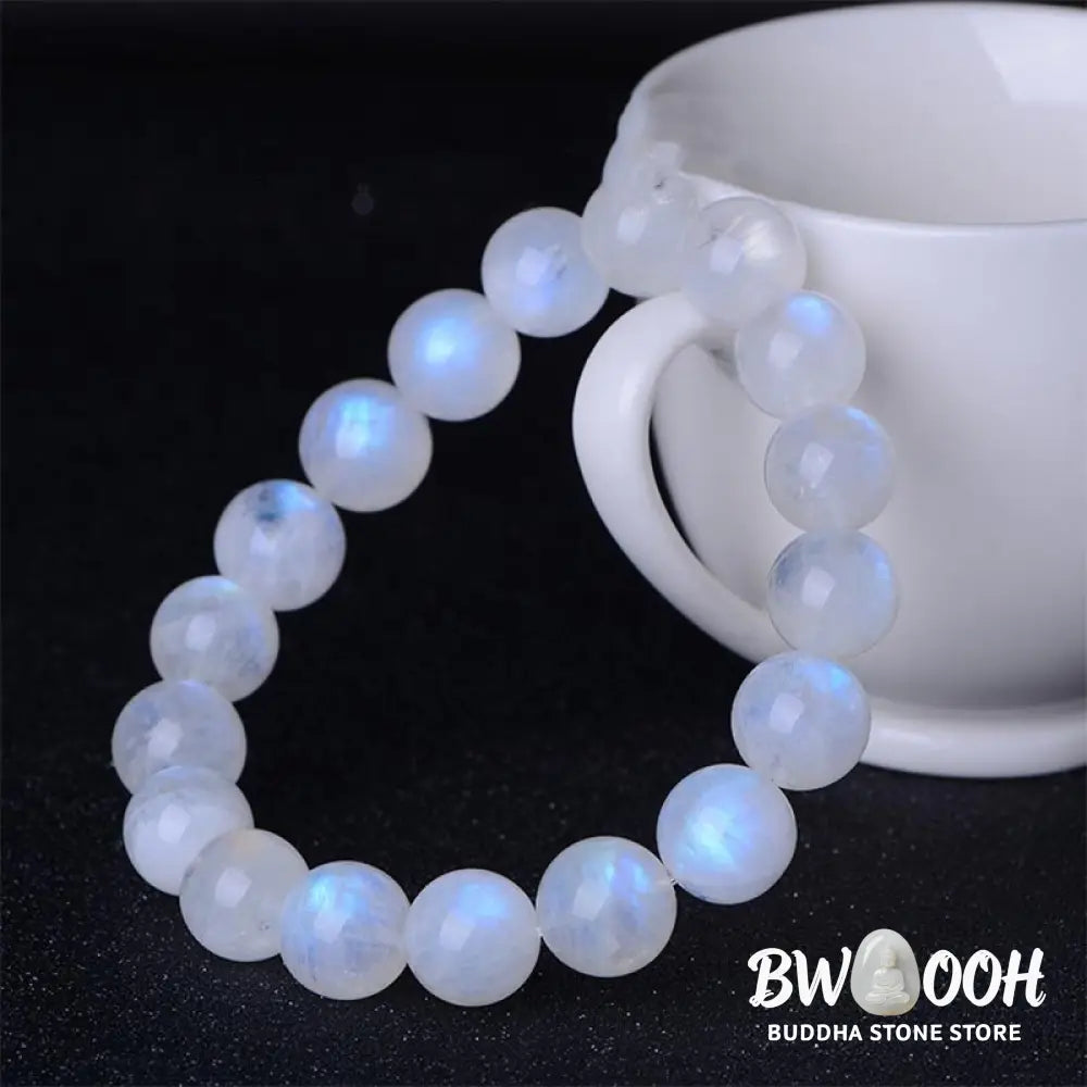 Buddha Stones Natural Moonstone Prosperity Bracelet - BWOOOH - Bracelet