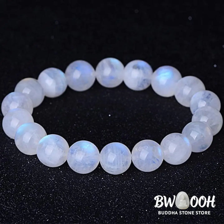 Buddha Stones Natural Moonstone Prosperity Bracelet - BWOOOH - Bracelet